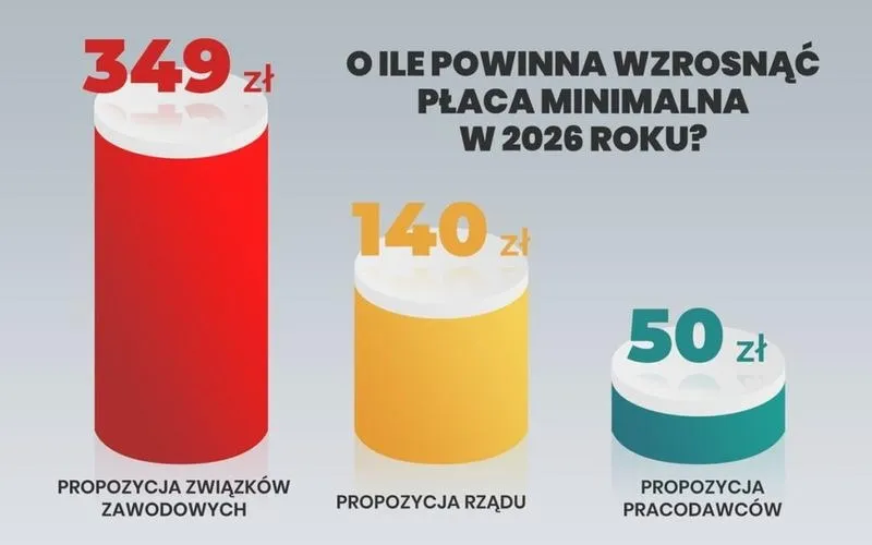 Minimalne wynagrodzenie 2026 i 2026 - Jakie różnice w kwotach netto?