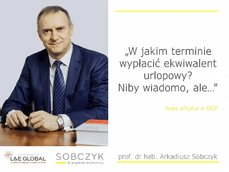 Ekwiwalent za niewykorzystany urlop
