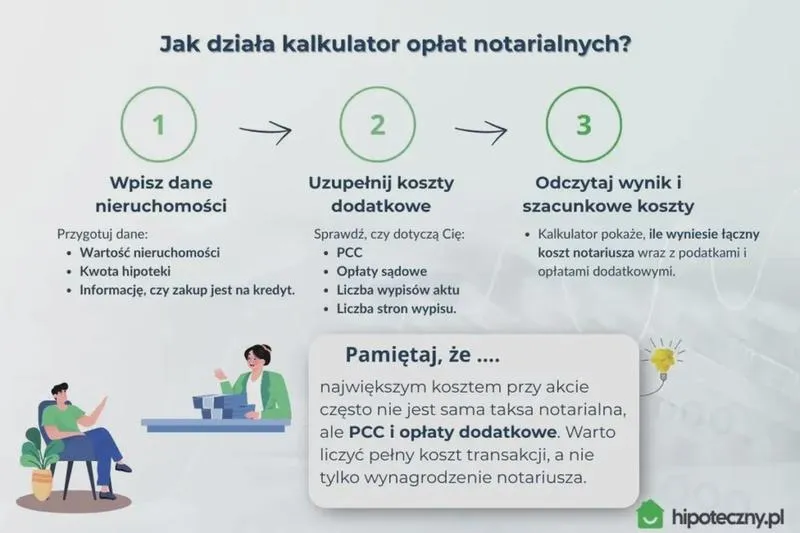 Kalkulator opłat notarialnych
