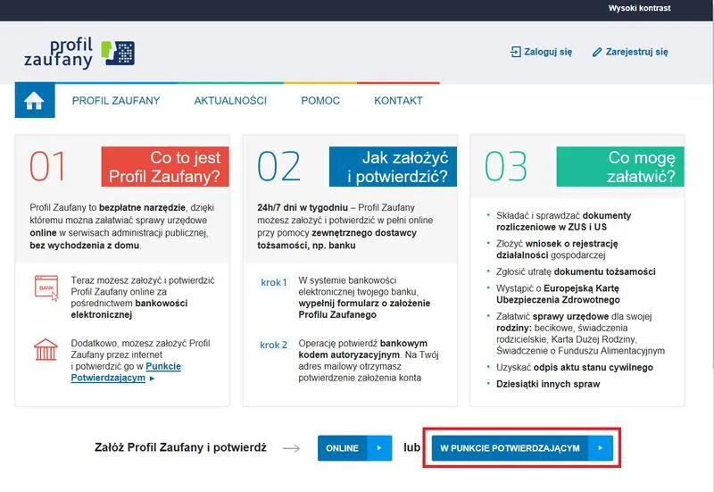Przedłużenie ważności profilu zaufanego