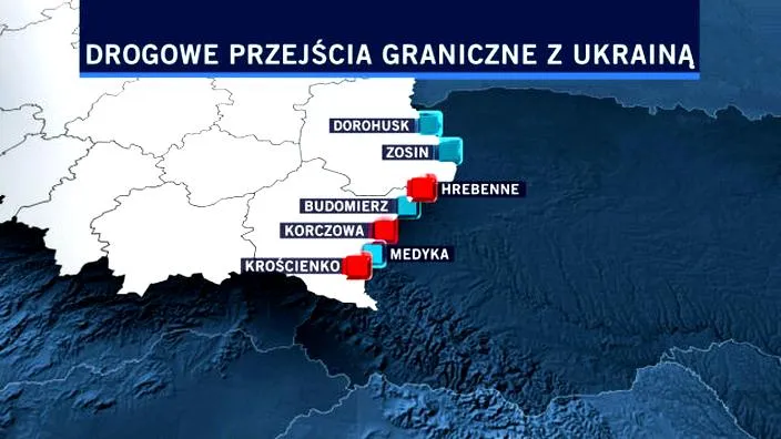 Przejścia graniczne z Białorusią