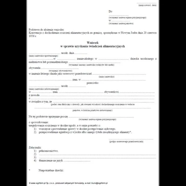 Składanie wniosku przez internet